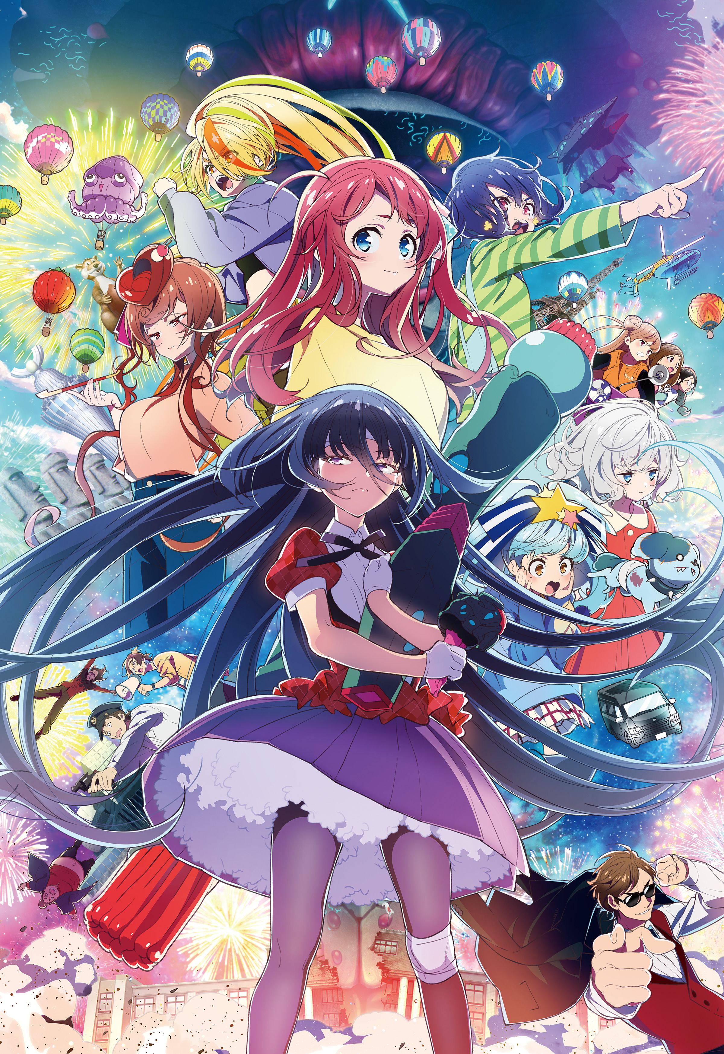 ゾンビランドサガ パーカー フリーサイズ 漫画 アニメ 映画 ゲーム ゾンサガ ZIPパーカー（L）/ フランシュシュ 佐賀よ共にわいてくれ